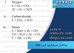 ساختار شیمیایی کربن فعال